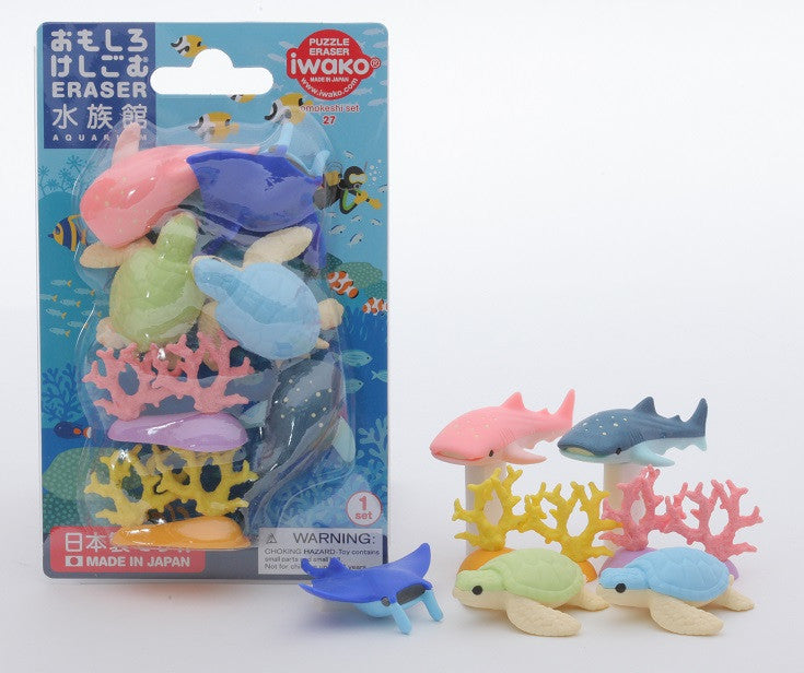Aquarium Eraser Set