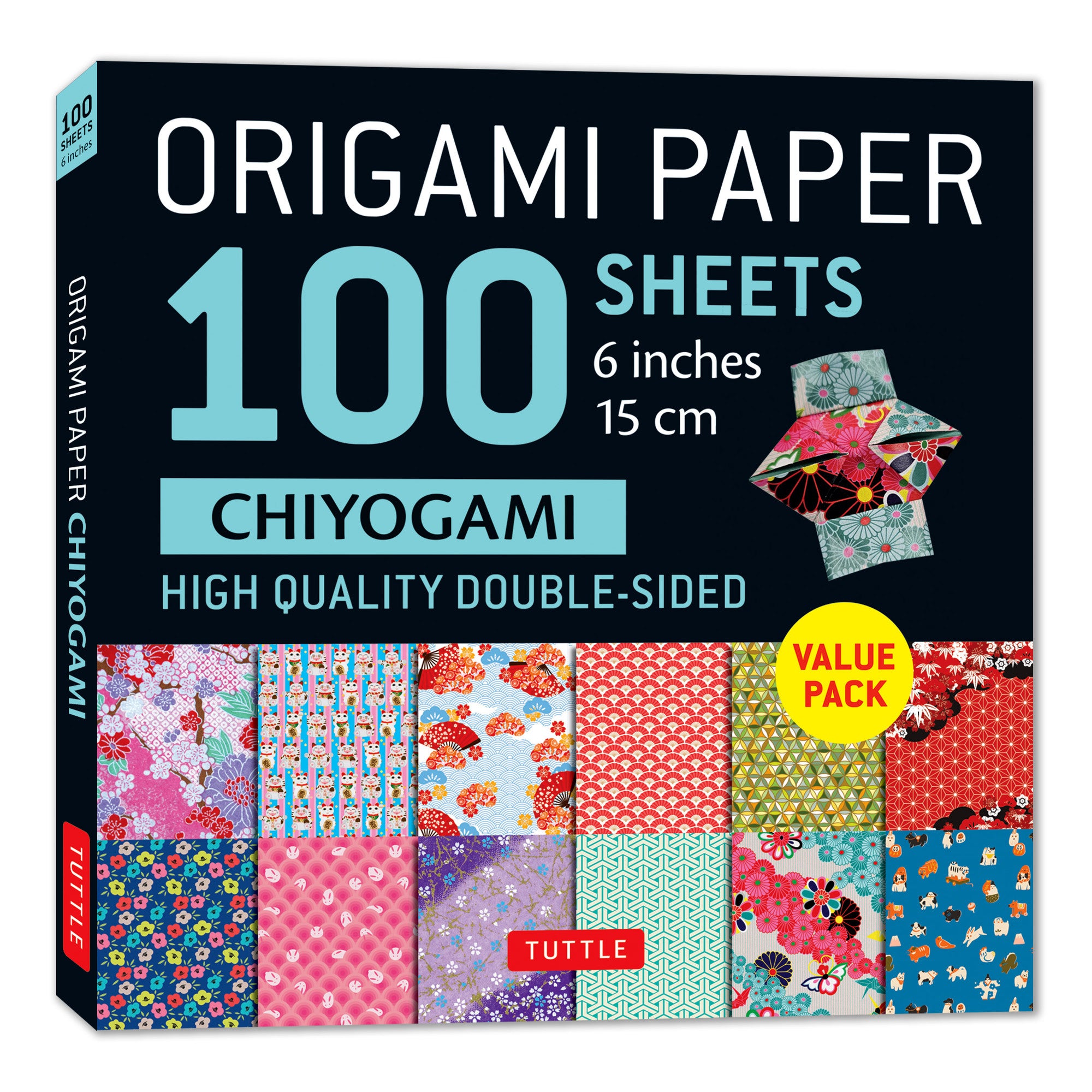 100 Sheets Chiyogami Pattern Origami Paper