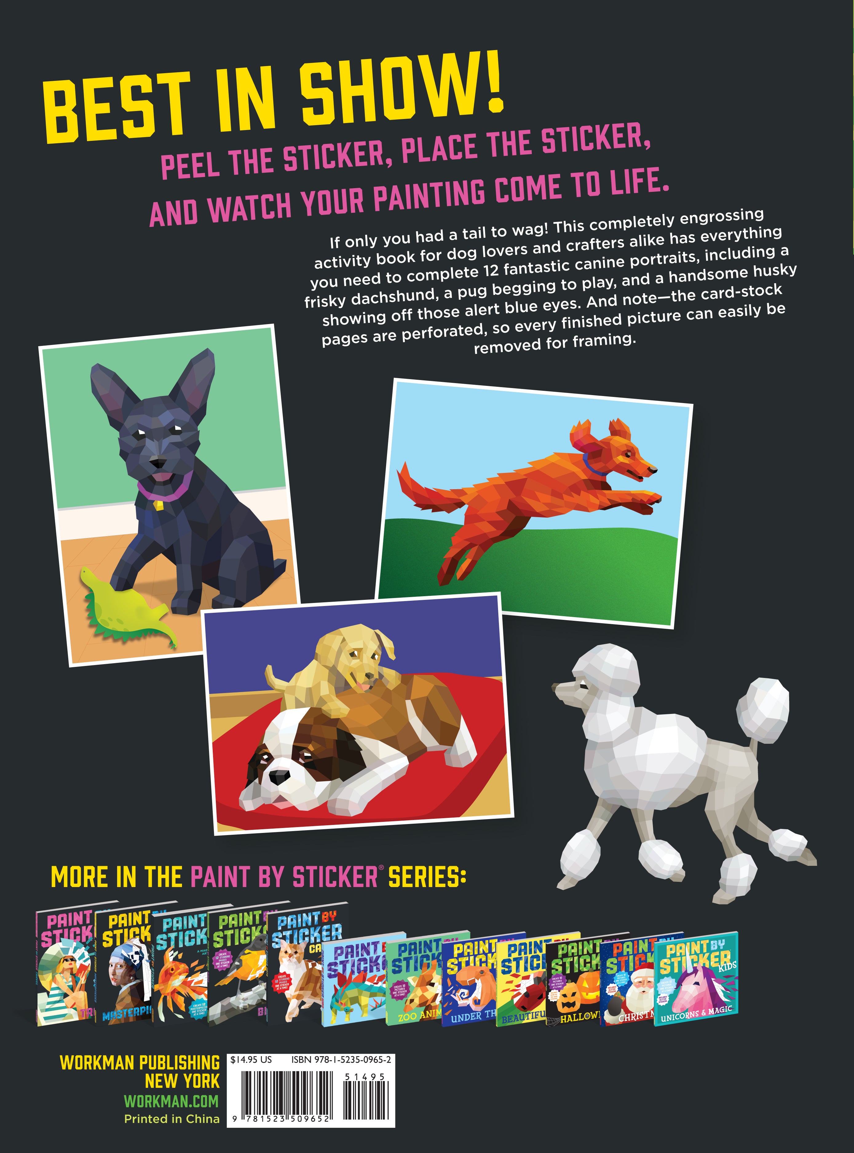 Paint By Sticker - Dogs