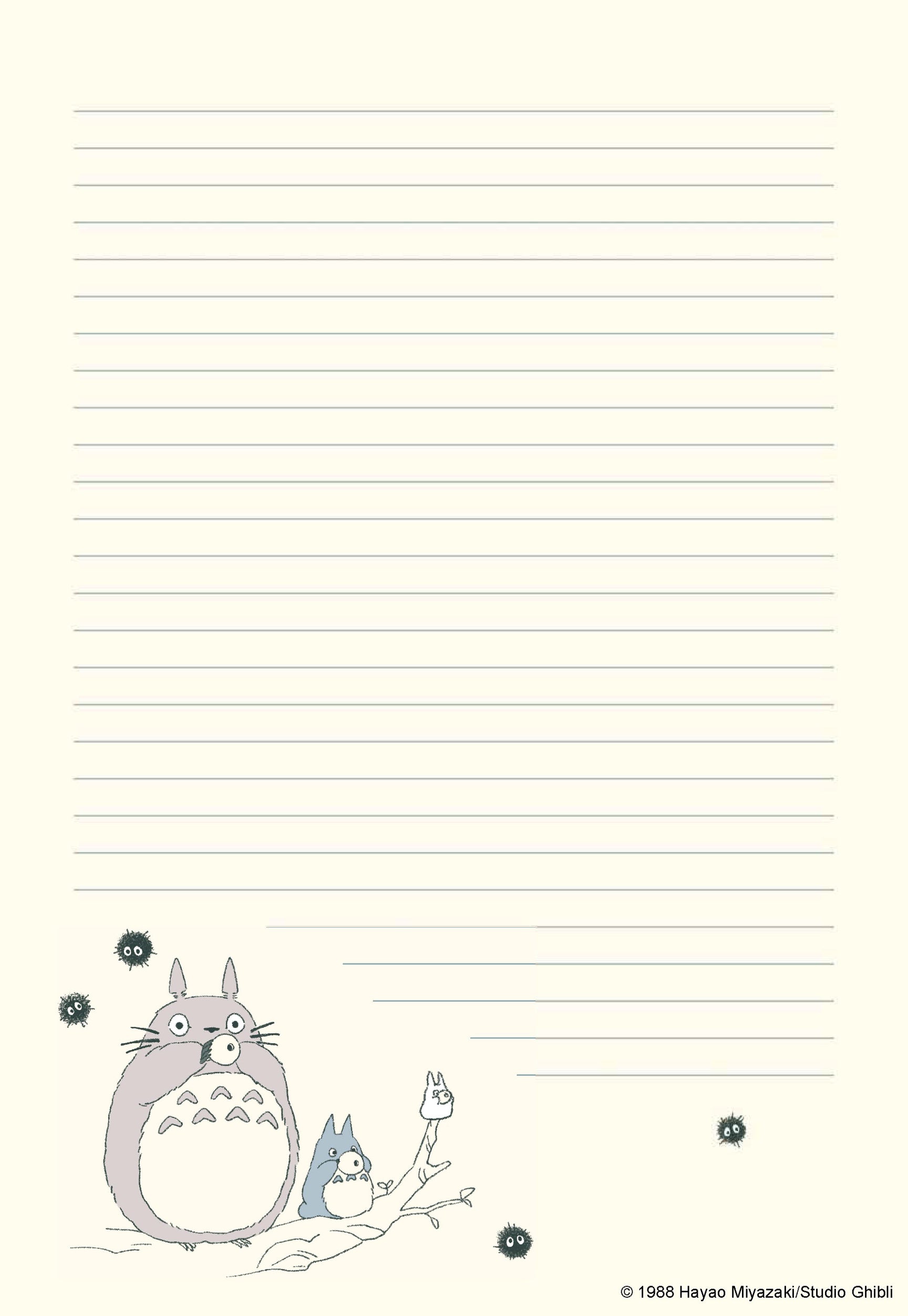 Studio Ghibli My Neighbor Totoro Stationery Set