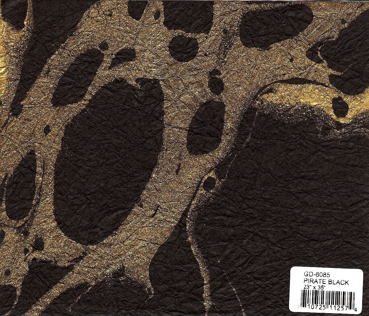 Marbled Momigami - Pirate Black