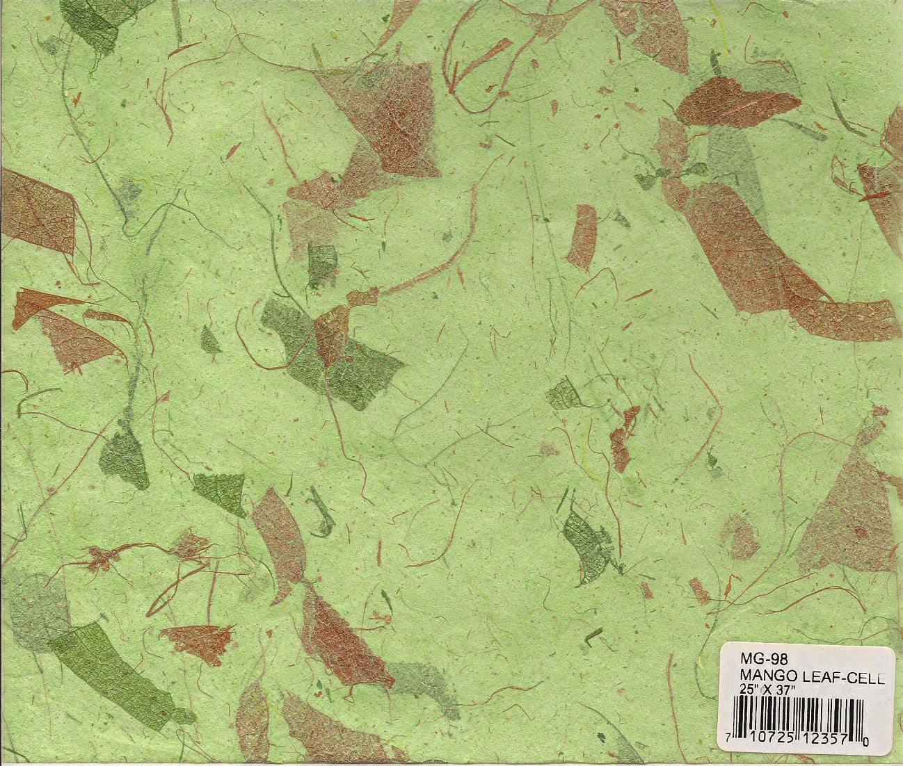 Mango Leaf Paper 12"(30 cm) Square Single Sheet