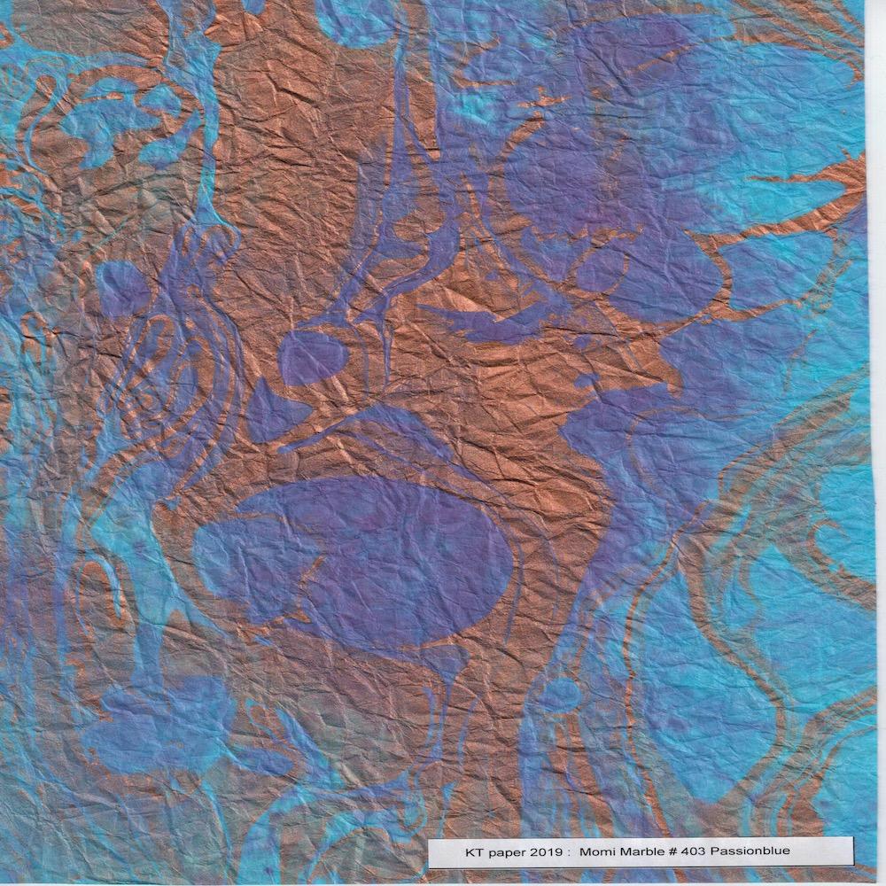 Marbled Momigami - Passion Blue