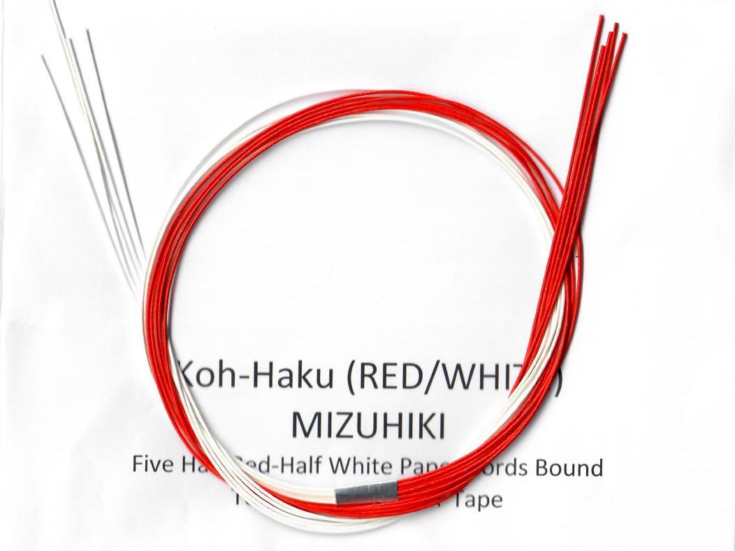 Mizuhiki - Koh-Haku (Red / White)