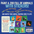 Paint By Sticker Kids - Zoo Animals