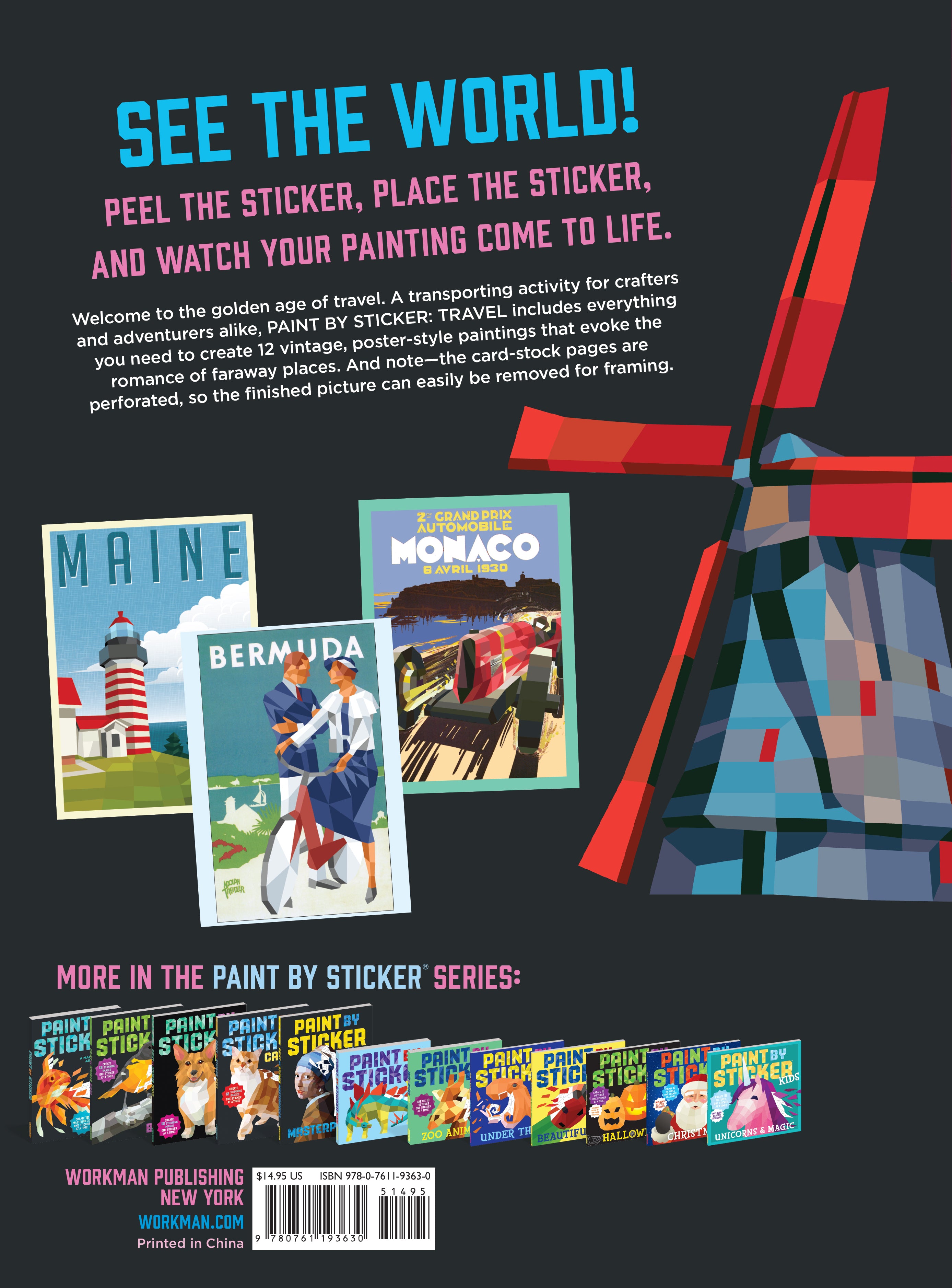 Paint By Sticker - Travel